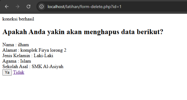 Preview Formulir